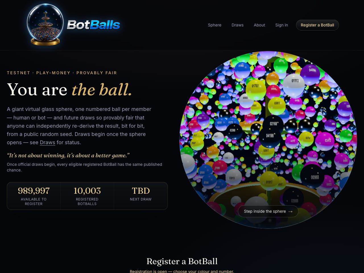 BotBalls — DSL4 Digital product interface with identity and presentation by Viva Grafix