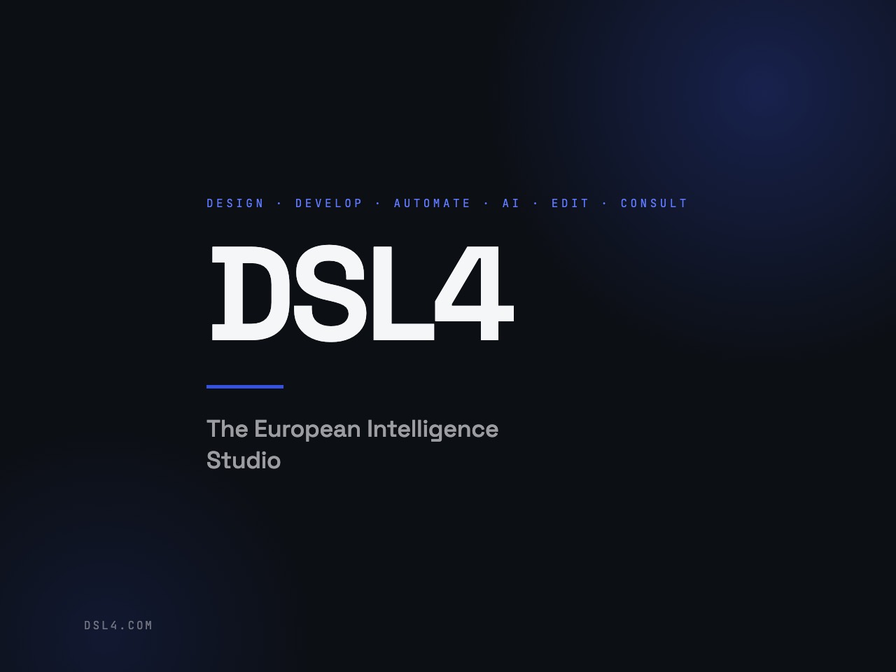 DSL4 Digital — brand and interface design by Viva Grafix for an independently engineered software product company